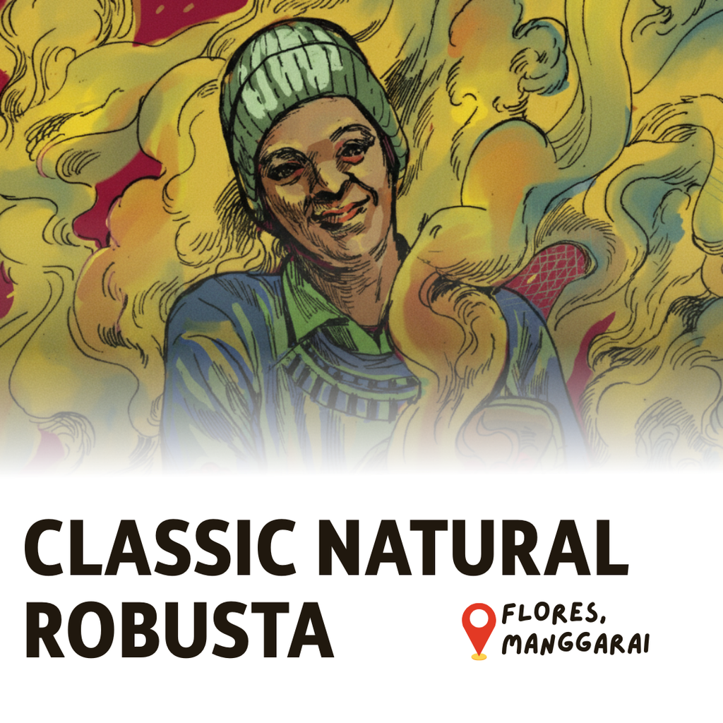 Green Bean Robusta Natural Grade 1 Flores Manggarai  - 1kg